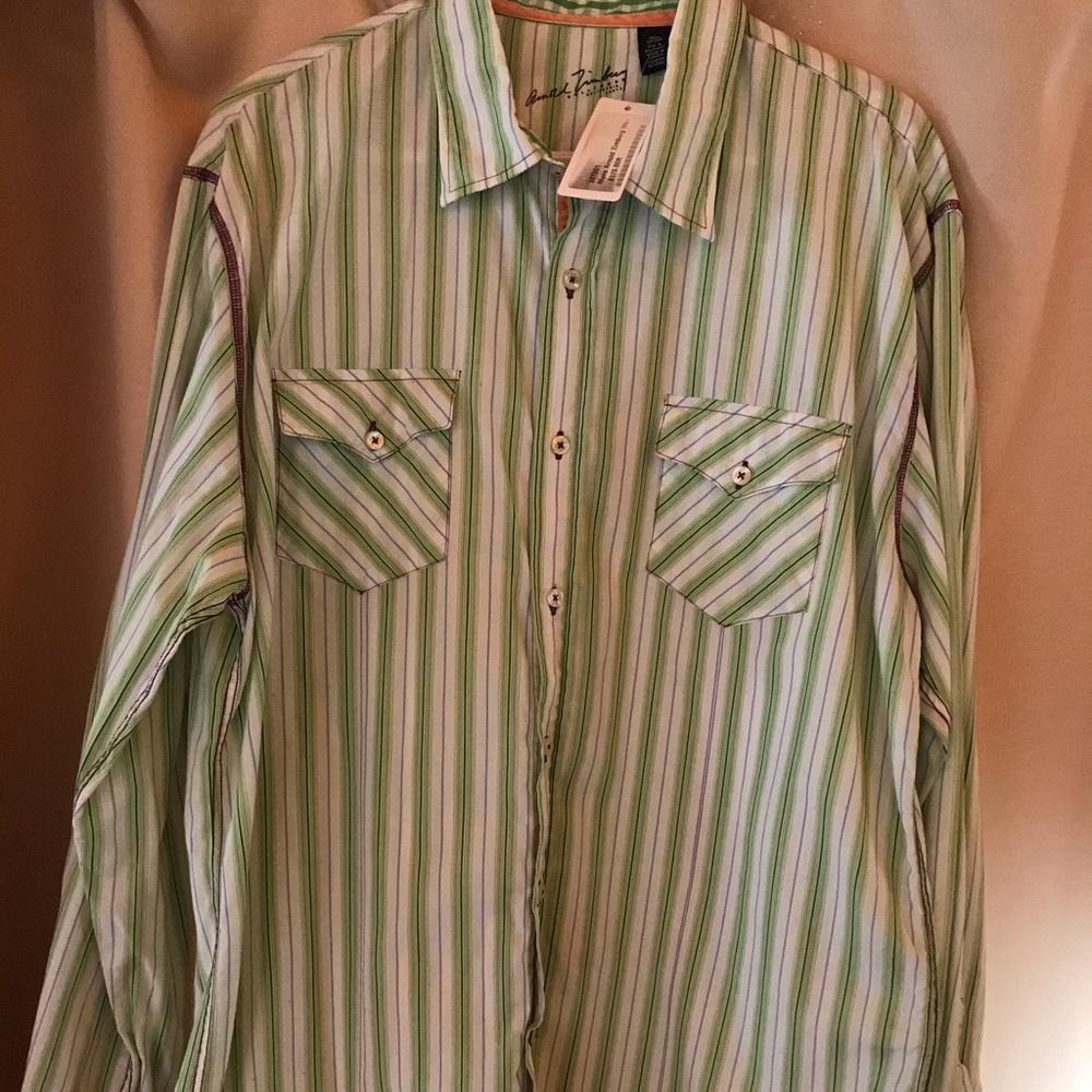 NWT Arnold Zimburg Men’s designer shirt size L